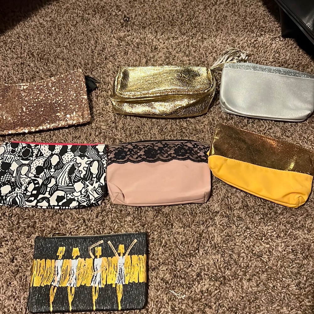 7 Ipsy makeup bags